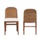 Bali & Pari Nadim Modern Bohemian Natural Seagrass and Acacia Wood 2-Piece Dining Chair Set 242-2PC-13487-ZORO - alternate 2